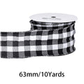 2.5Inch(63mm) 10Yards Bubble Gingham Ribbon. Bubble check plaid ribbon, suitable for gift wrapping, festival decoration, floral arrangement and DIY crafts.