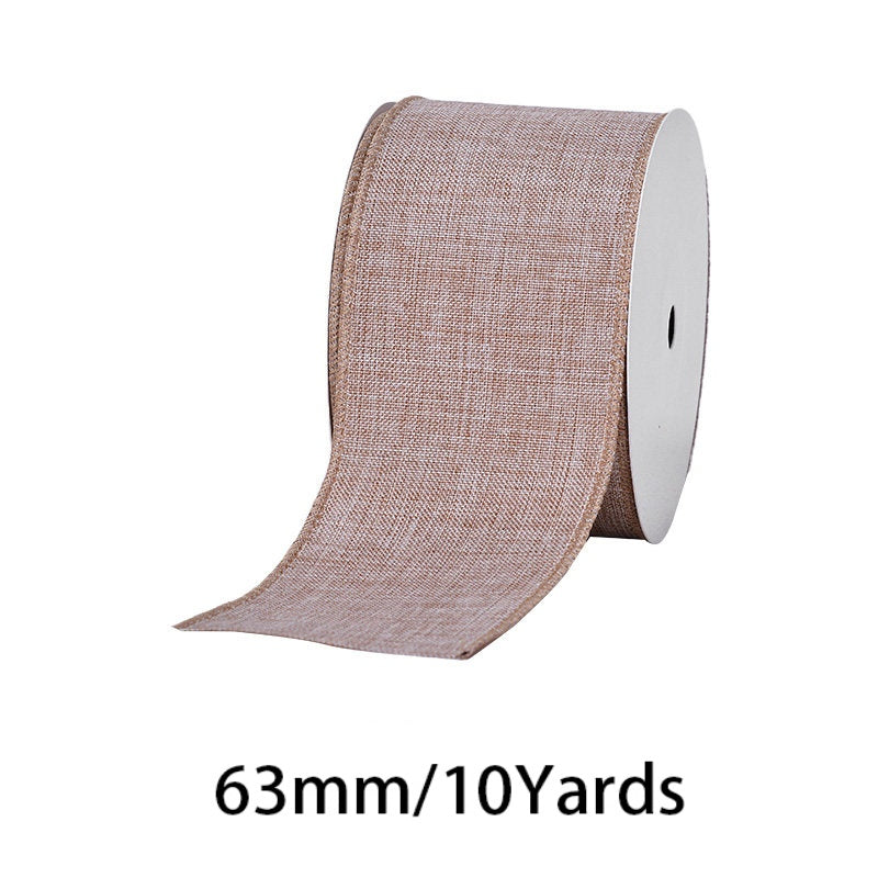 2.5Inch(63mm) 10Yards Christmas Wired Edge Ribbon, 24 Styles Available. Christmas wired edge ribbon, ideal for Christmas tree decoration, gift wrapping and festive floral arrangements.