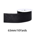 2.5Inch(63mm) 10Yards Shimmer Metallic Ribbon. Featured with glossy metallic finish, ideal for festival decoration, gift wrapping, DIY crafts and floral arrangement.