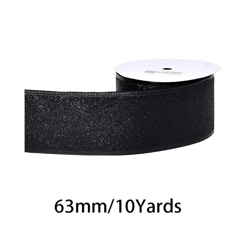 2.5Inch(63mm) 10Yards Shimmer Metallic Ribbon, 8 Colors Available. Shiny metallic ribbon, perfect for festival decoration, gift wrapping, DIY crafts and floral arrangement.