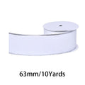 2.5Inch(63mm) 10Yards Shimmer Metallic Ribbon. Featured with glossy metallic finish, ideal for festival decoration, gift wrapping, DIY crafts and floral arrangement.
